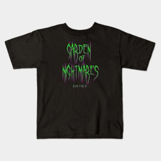 Garden Of Nightmares (Shirt) Green Kids T-Shirt